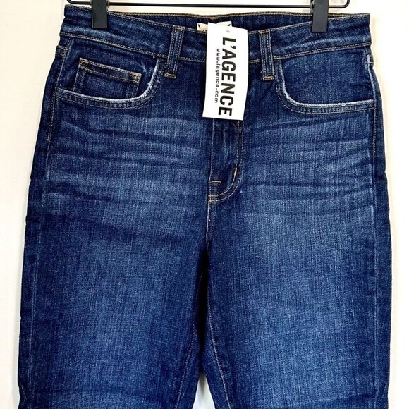 NWT L'AGENCE High Line Skinny High Rise Jean in Cupertino - Size 27 - Picture 5 of 10